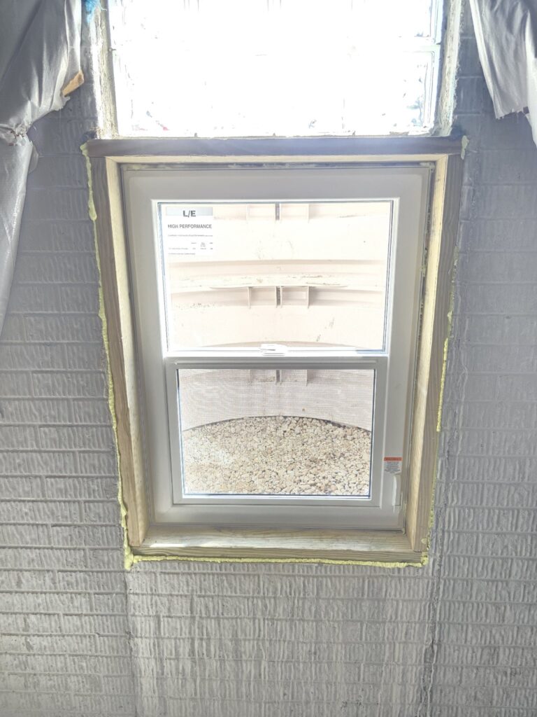 Interior egress window